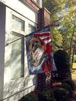 Cairn Terrier Christmas Letter to Santa Flag Canvas House Size PPP3054CHF