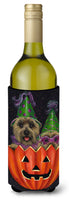 Buy this Cairn Terrier Halloween PeekaBoo Wine Bottle Hugger PPP3056LITERK