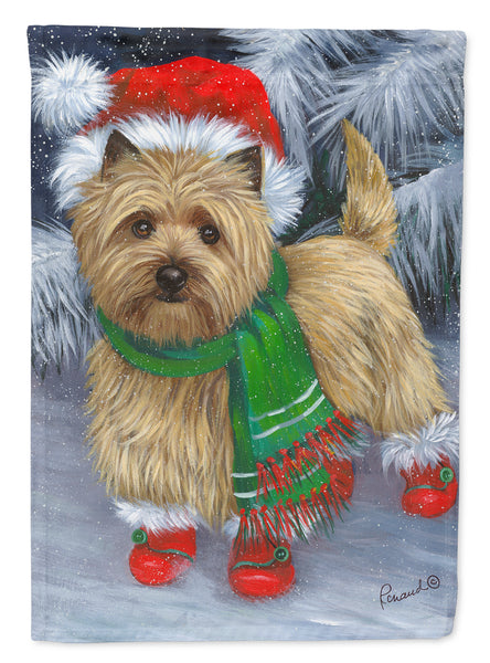 Buy this Cairn Terrier Christmas Red Boots Flag Canvas House Size PPP3058CHF