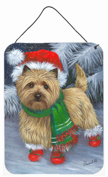 Buy this Cairn Terrier Christmas Red Boots Wall or Door Hanging Prints PPP3058DS1216