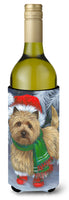 Buy this Cairn Terrier Christmas Red Boots Wine Bottle Hugger PPP3058LITERK