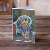 Cairn Terrier Trio Greeting Cards and Envelopes Pack of 8