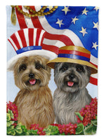 Buy this Cairn Terrier USA Flag Canvas House Size PPP3060CHF