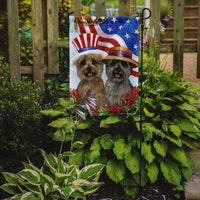 Cairn Terrier USA Flag Garden Size PPP3060GF