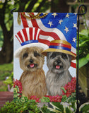 Cairn Terrier USA Flag Garden Size PPP3060GF