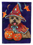 Buy this Cairn Terrier Halloween Witch Flag Canvas House Size PPP3061CHF