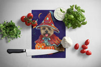 Cairn Terrier Halloween Witch Glass Cutting Board Large PPP3061LCB