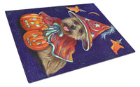 Buy this Cairn Terrier Halloween Witch Glass Cutting Board Large PPP3061LCB