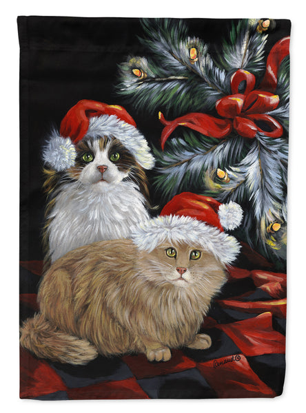 Buy this Cat Kitty Glitter Christmas Flag Canvas House Size PPP3062CHF
