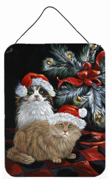 Buy this Cat Kitty Glitter Christmas Wall or Door Hanging Prints PPP3062DS1216
