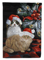 Buy this Cat Kitty Glitter Christmas Flag Garden Size PPP3062GF