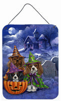 Buy this Cavalier Spaniel Halloween House Wall or Door Hanging Prints PPP3064DS1216