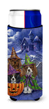 Buy this Cavalier Spaniel Halloween House Ultra Hugger for slim cans PPP3064MUK