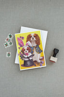 Cavalier Spaniel Easter Magic Greeting Cards and Envelopes Pack of 8