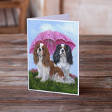 Cavalier Spaniel Royal Subjects Greeting Cards and Envelopes Pack of 8