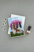 Cavalier Spaniel Royal Subjects Greeting Cards and Envelopes Pack of 8
