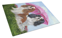Buy this Cavalier Spaniel Royal Subjects Glass Cutting Board Large PPP3066LCB