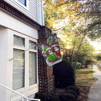 Cavalier Spaniel Snowman Christmas Flag Canvas House Size PPP3067CHF