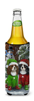 Cavalier Spaniel Snowman Christmas Ultra Hugger for slim cans PPP3067MUK