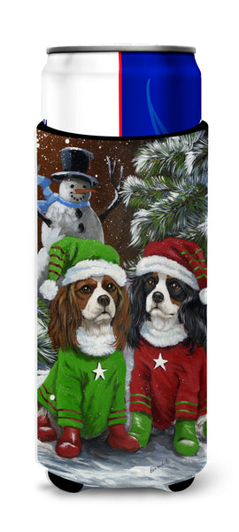 Buy this Cavalier Spaniel Snowman Christmas Ultra Hugger for slim cans PPP3067MUK