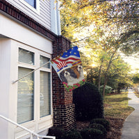 Cavalier Spaniel USA Flag Canvas House Size PPP3069CHF