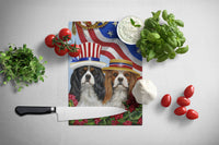 Cavalier Spaniel USA Glass Cutting Board Large PPP3069LCB