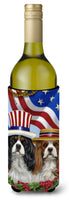 Buy this Cavalier Spaniel USA Wine Bottle Hugger PPP3069LITERK