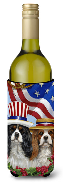 Buy this Cavalier Spaniel USA Wine Bottle Hugger PPP3069LITERK