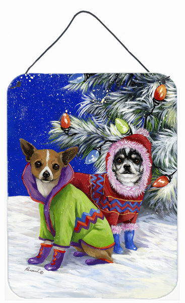 Buy this Chihuahua Christmas Snowflakes Wall or Door Hanging Prints PPP3071DS1216