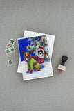 Chihuahua Christmas Snowflakes Greeting Cards and Envelopes Pack of 8