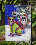 Chihuahua Christmas Snowflakes Flag Garden Size PPP3071GF