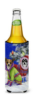Chihuahua Christmas Snowflakes Ultra Hugger for slim cans PPP3071MUK