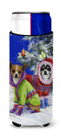 Buy this Chihuahua Christmas Snowflakes Ultra Hugger for slim cans PPP3071MUK
