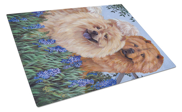 Buy this Chow Chow Meadow Glass Cutting Board Large PPP3073LCB