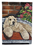 Buy this Cocker Spaniel Life is Good Flag Canvas House Size PPP3074CHF