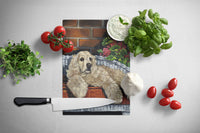 Cocker Spaniel Life is Good Glass Cutting Board Large PPP3074LCB