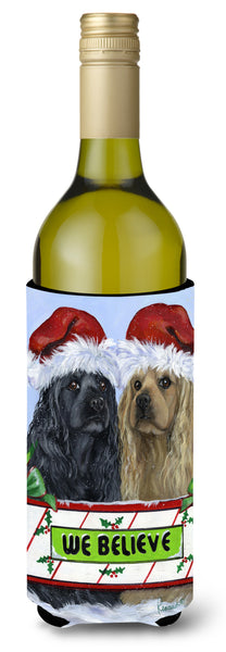 Buy this Cocker Spaniel Christmas Wine Bottle Hugger PPP3075LITERK