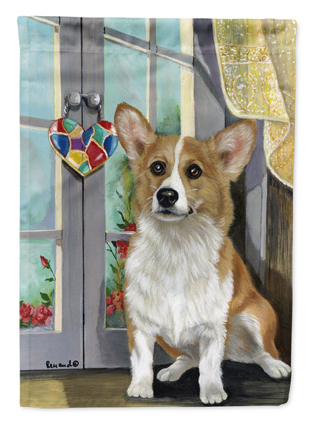 Buy this Corgi Suncatcher Flag Canvas House Size PPP3076CHF