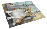 Buy this Corgi Suncatcher Glass Cutting Board Large PPP3076LCB
