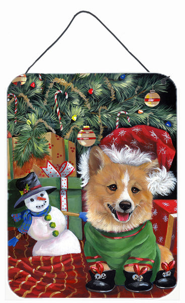 Buy this Corgi Under my Christmas Tree Wall or Door Hanging Prints PPP3078DS1216