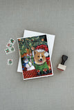 Corgi Under my Christmas Tree Greeting Cards and Envelopes Pack of 8