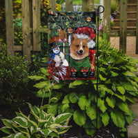 Corgi Under my Christmas Tree Flag Garden Size PPP3078GF
