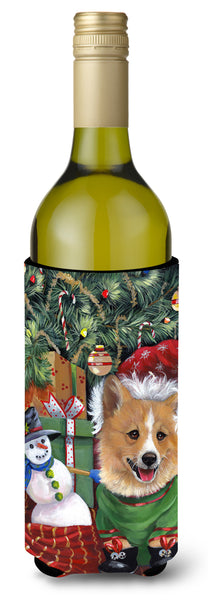 Buy this Corgi Under my Christmas Tree Wine Bottle Hugger PPP3078LITERK