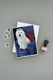 Coton De Tulear Royalty Greeting Cards and Envelopes Pack of 8