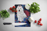 Coton De Tulear Royalty Glass Cutting Board Large PPP3079LCB