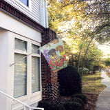 Dachshund Blooms Flag Canvas House Size PPP3080CHF