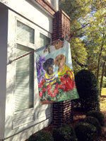Dachshund Blooms Flag Canvas House Size PPP3080CHF
