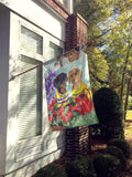 Dachshund Blooms Flag Canvas House Size PPP3080CHF