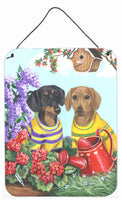 Buy this Dachshund Blooms Wall or Door Hanging Prints PPP3080DS1216