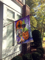 Dachshund Halloween Haunted House Flag Canvas House Size PPP3082CHF